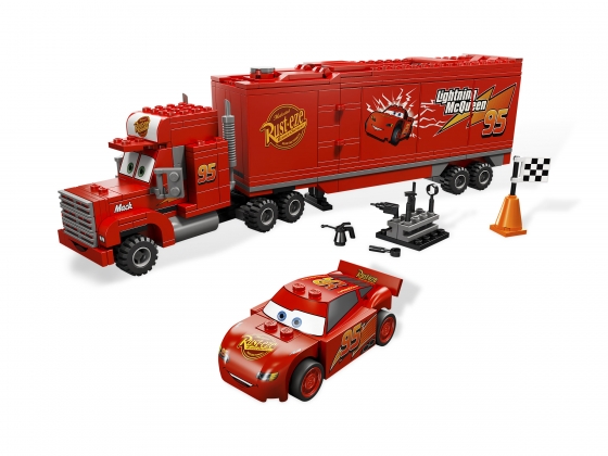 LEGO® Cars Mack’s Team Truck 8486 released in 2011 - Image: 1