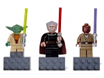 LEGO® Gear Yoda, Count Dooku, Mace Windu] / STAR WARS Magnet Set: Yoda, Cou 852555 erschienen in 2009 - Bild: 1