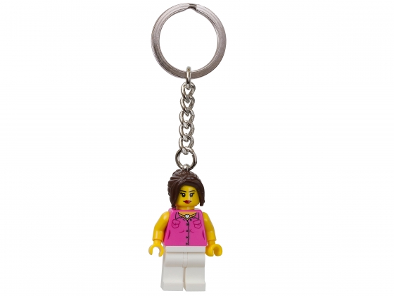 LEGO® Gear Minifigure Girl Key Chain  852704 released in 2009 - Image: 1