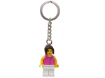 LEGO® Gear Schlüsselanhänger Minifigur Mädchen 852704 erschienen in 2009 - Bild: 1