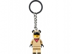 LEGO® Gear French Bull Dog Guy Key Chain 854158 released in 2022 - Image: 1