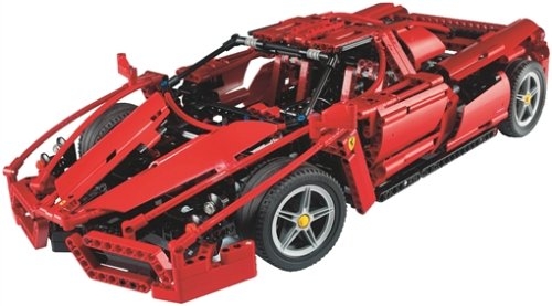LEGO® Racers Enzo Ferrari 1:10 8653 released in 2005 - Image: 1