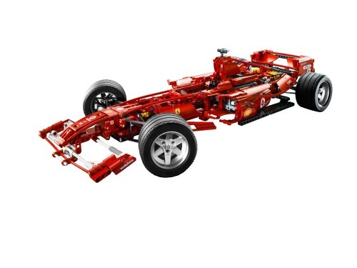 LEGO® Racers Ferrari F1 Racer 1:8 8674 released in 2006 - Image: 1