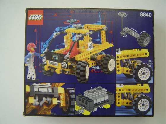 LEGO® Technic Rally Shock n' Roll Racer 8840 released in 1991 - Image: 1