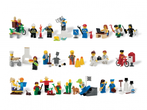 LEGO® Educational and Dacta Community Minifigure Set 9348 released in 2011 - Image: 1